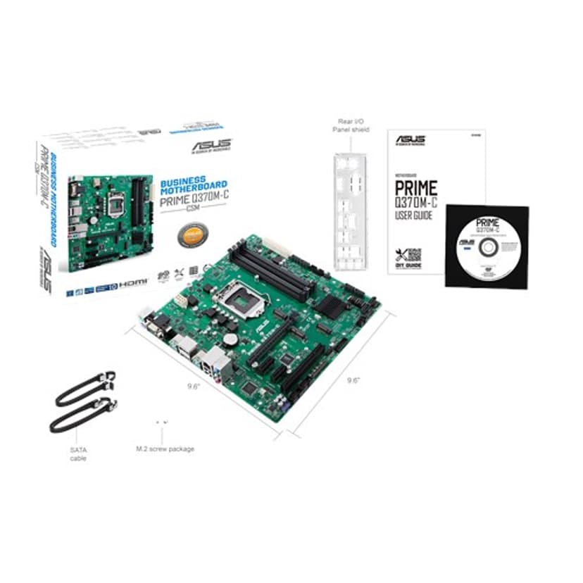ASUS Prime Q370M-C/CSM Micro-ATX Bundkort