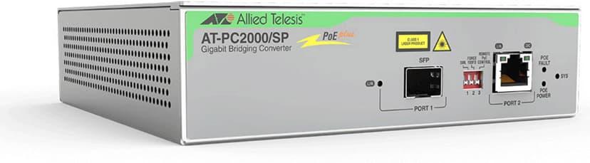 Allied Telesis AT-PC2000/SP Fibermedieomformer SFP (mini-GBIC) RJ-45