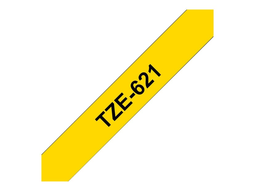 Brother Tape TZE-621 9mm Sort/Gul