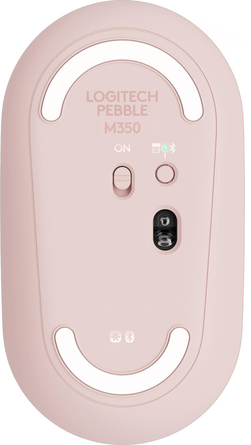 Logitech Pebble M350 Trådløs 1,000dpi Mus Pink