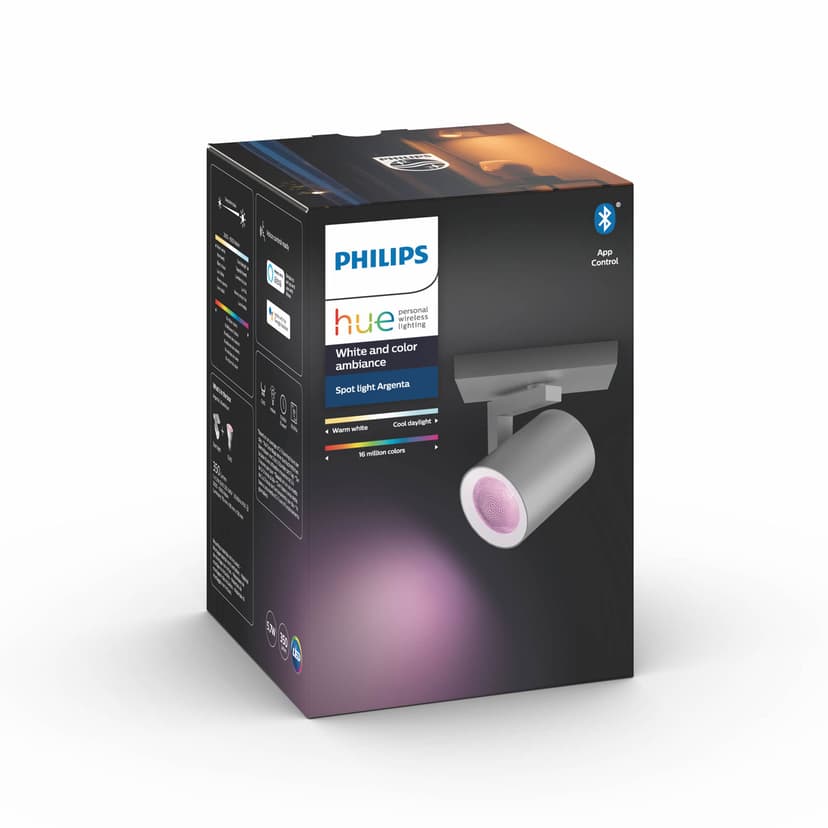 Philips Hue Argenta White/Color 1x5,7W Silver