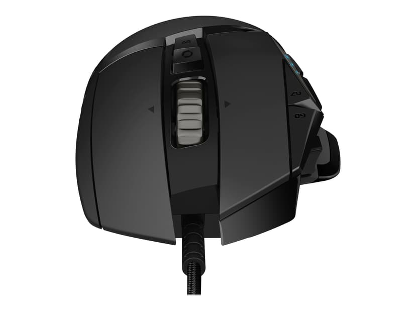 Logitech Gaming Mouse G502 (Hero) 16,000dpi Kabelansluten Mus Svart, Vit