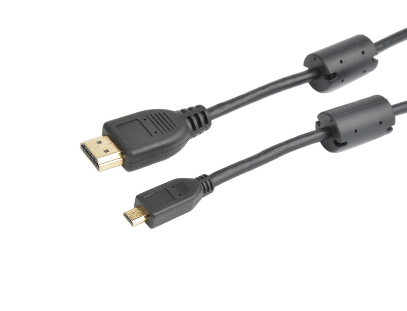 Prokord HDMI 1.4-kabel 0.5m HDMI Micro Hane HDMI Hane