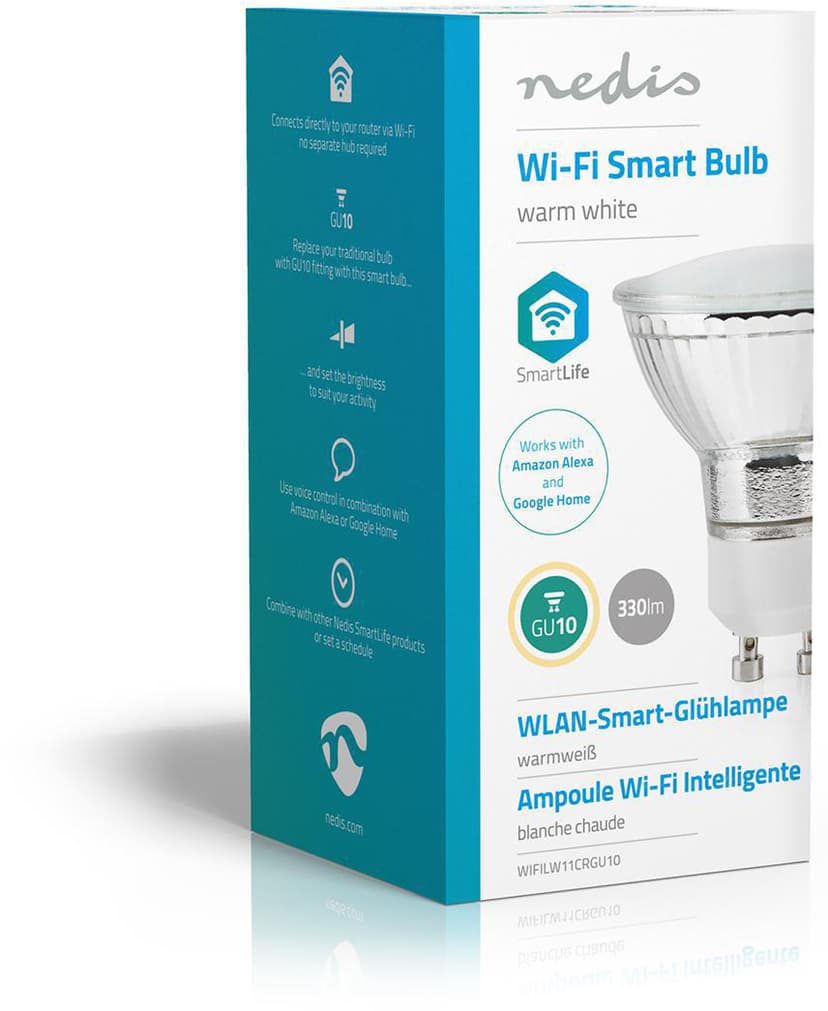 Nedis SmartLife WiFi LED-lampa GU10