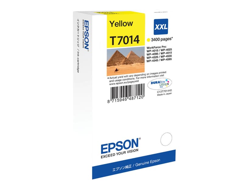 Epson Muste Keltainen T7014 XXL - WP4000/4500