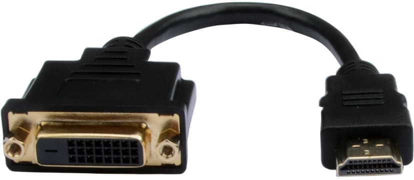 Prokord HDMI - DVI-F 0.2m HDMI Hane DVI-D Hona Svart