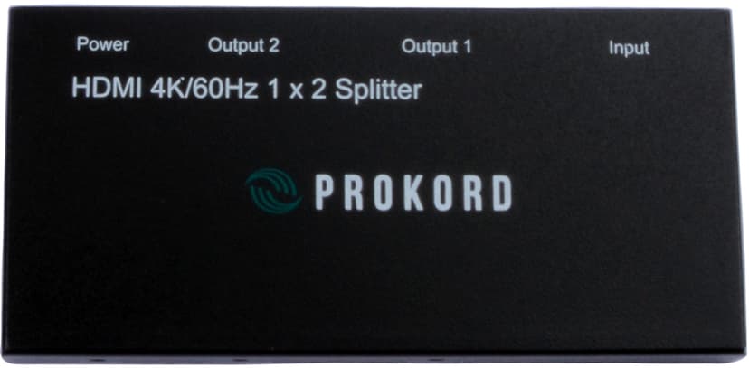 Prokord HDMI 2-Port 4K Video Splitter 4K@60HZ