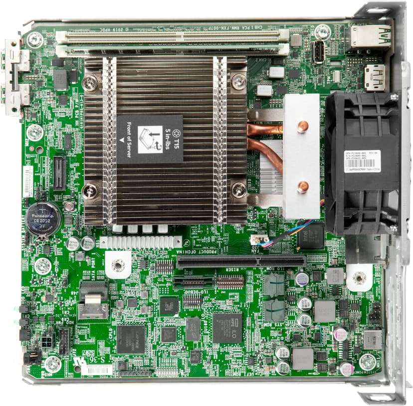 HPE MicroServer Gen 10 Plus - 2x1TB, iLO & ekstra RAM Pentium G5420 Dual-Core 16GB