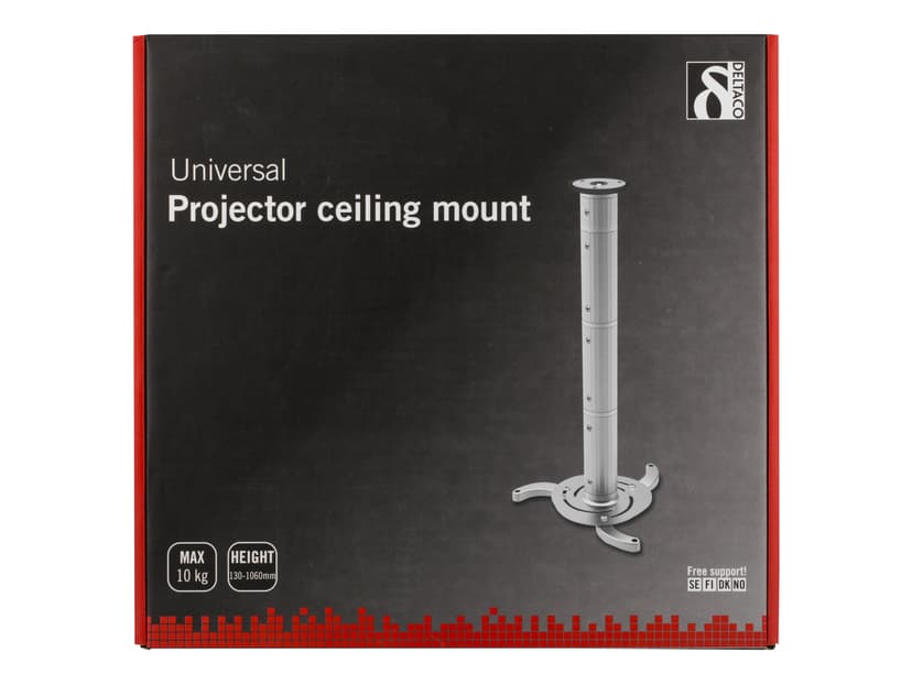 Deltaco Projector Bracket For Ceiling Mount Arm-405L Max 10kg