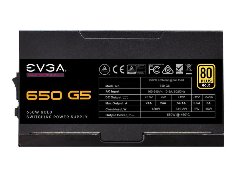 EVGA SuperNOVA 650 G5 650W 80 PLUS Gold