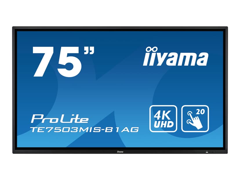 Iiyama ProLite TE7503MIS-B1AG 75" 4K UHD 75" 350cd/m² 4K UHD (2160p) 16:9