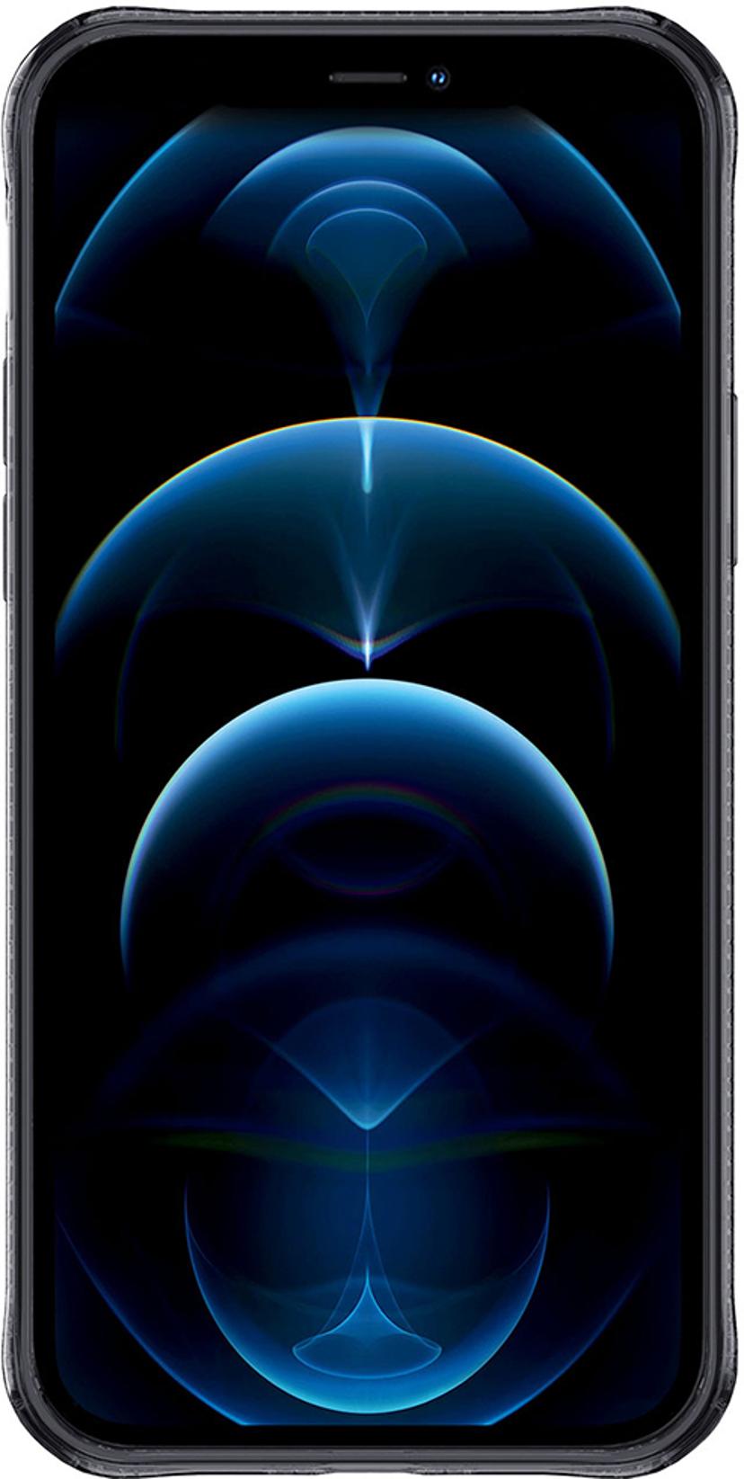 Cirafon Nano Clear Duo Drop Safe iPhone 12 Pro Max Doorschijnend zwart