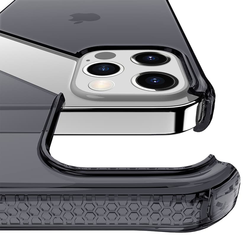 Cirafon Nano Clear Duo Drop Safe iPhone 12 Pro Max Doorschijnend zwart