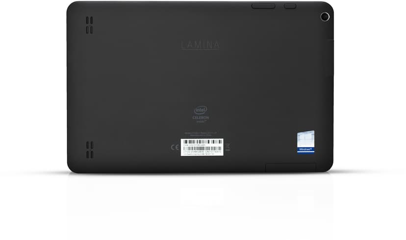 Lamina LT1034 Win10 Pro + Nordic Keyboard + Car Charger 10.1" 64GB 4GB Sort