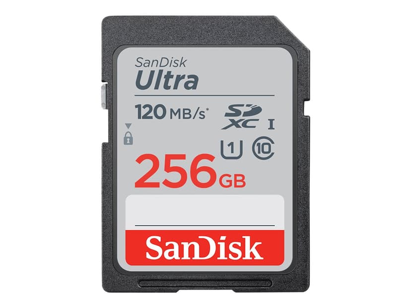 SanDisk Ultra 256GB SDXC UHS-I minneskort