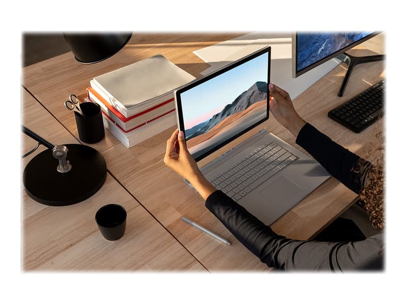 Microsoft Surface Book 3 för företag GTX1660 15" Core i7 256GB Platina