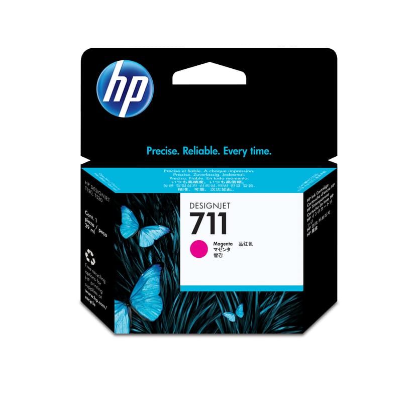 HP Inkt Magenta 711, 29ml - DJ T120