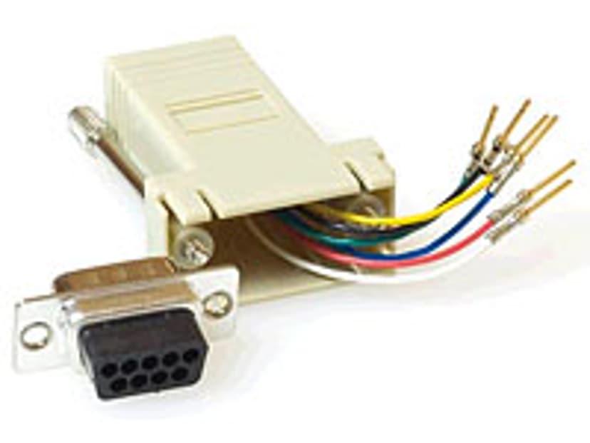 Microconnect Seriel Adapter 9-pin D-Sub (DB-9) Hun RJ-45 Hun