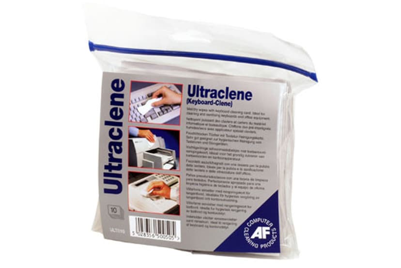 AF Tangentbord Ultraclene Wet/Dry Anti-Bacterial 10-Pack