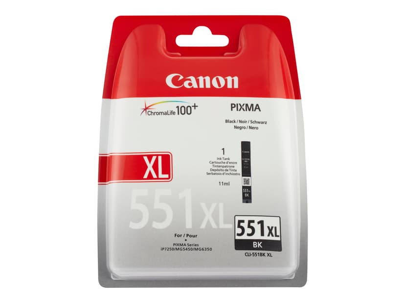 Canon Inkt Zwart CLI-551BK XL