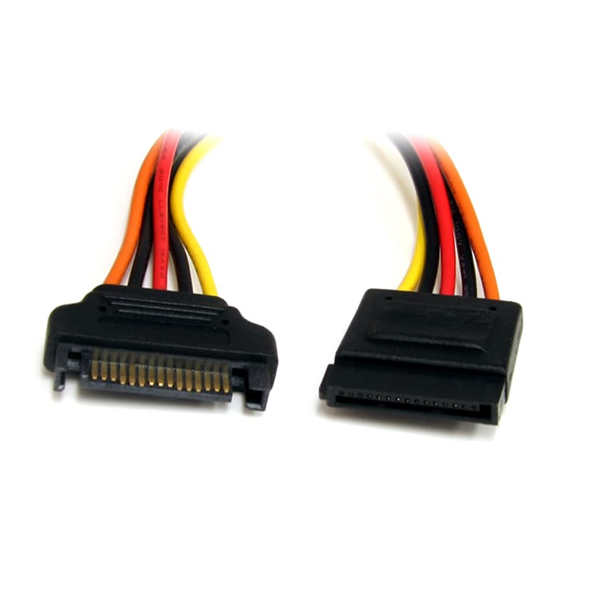 Startech 15 pin SATA Power Extension Cable 3,050m 15 pin Serial ATA strøm Han 15 pin Serial ATA strøm Hun