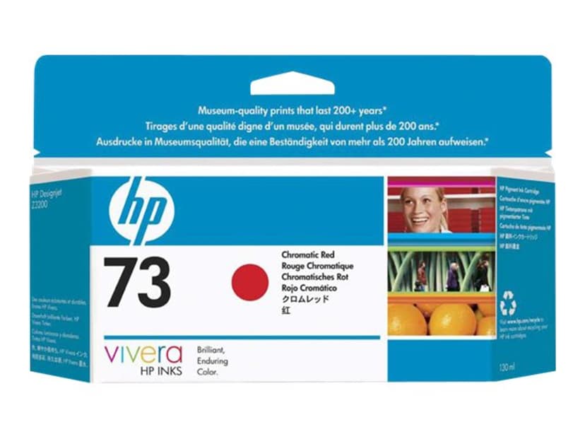 HP Muste Chrome Punainen No.73 - DJ Z3200