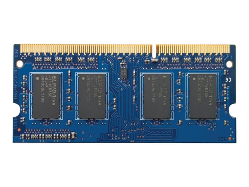 HP RAM 8GB 1,600MHz DDR3L SDRAM SO DIMM 204-pin