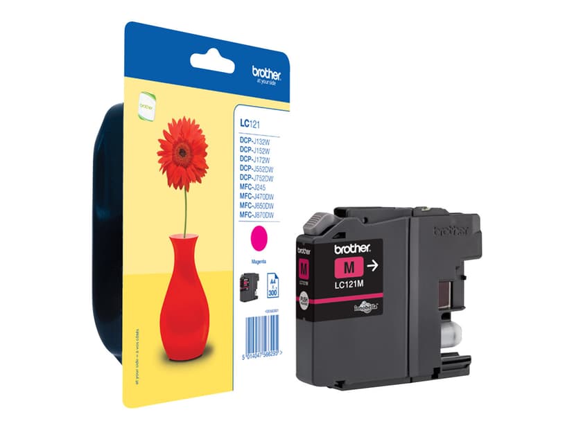 Brother Inkt Magenta LC121M - DCP-J752DW