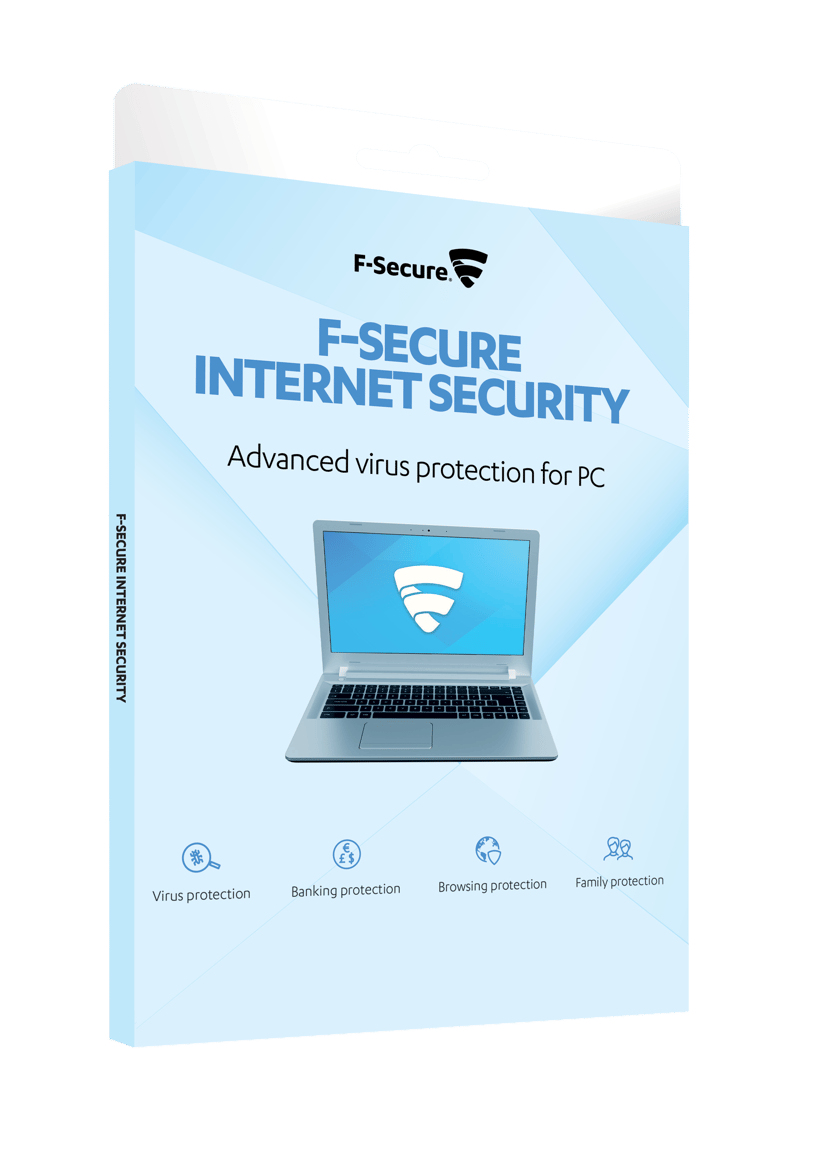 F-Secure Internet Security 1 år 3-enheter Box OEM Attach