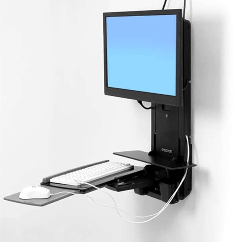 Ergotron StyleView Sit-Stand Vertical Lift, Patient Room