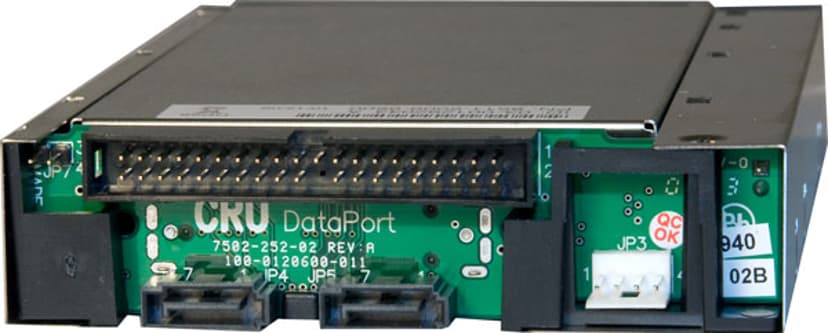 Cru-Dataport Cru Dataport DP25 SFF HDD Carrier 2X2.5" SATA 6G Black