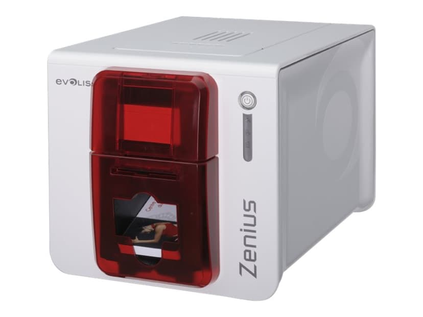 Evolis Zenius Classic USB Red Front