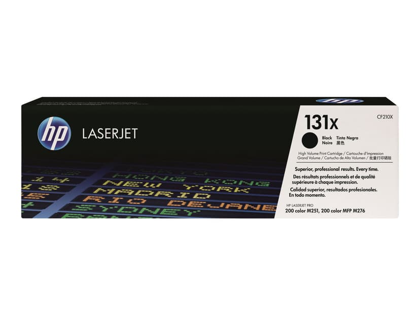 HP Värikasetti Musta 131X - CF210XD 2-Pack