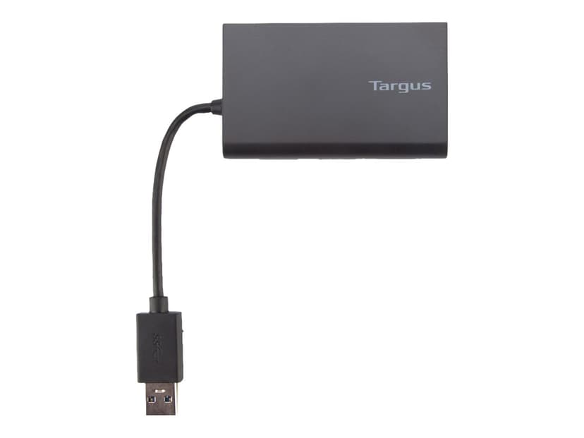 Targus USB 3.0 Hubi, jossa on Gigabit Ethernet portti USB Hub