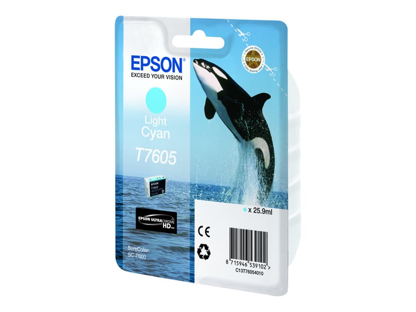 Epson Inkt Ljus Cyaan T7605