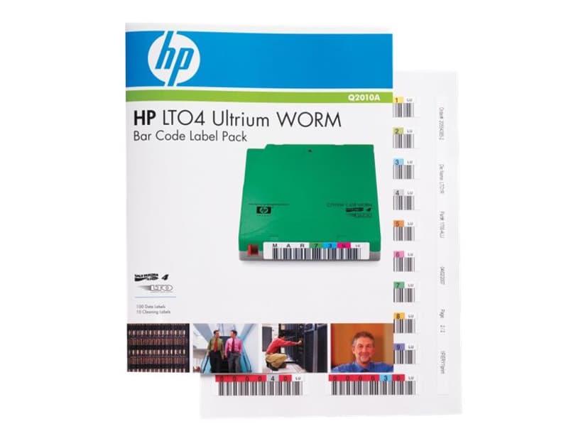 HPE Ultrium 4 WORM Bar Code Label Pack