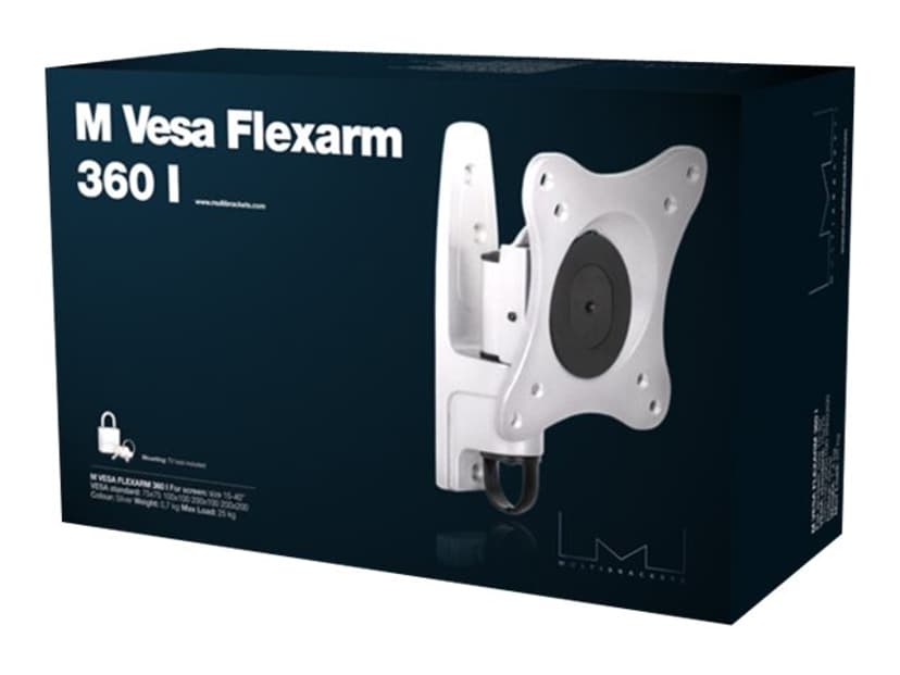 Multibrackets VESA Flexarm In 360 Svart 15-40"