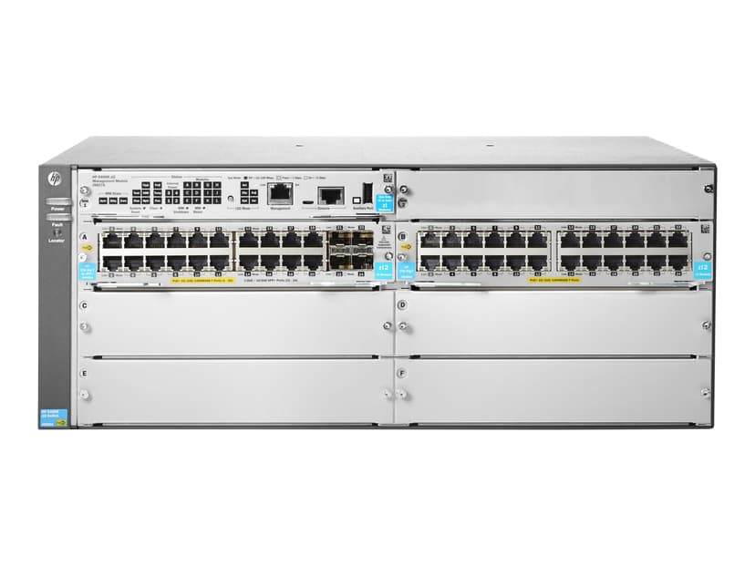 HPE 5406R 44GT PoE+ / 4SFP+ (No PSU) v3 zl2 Switch