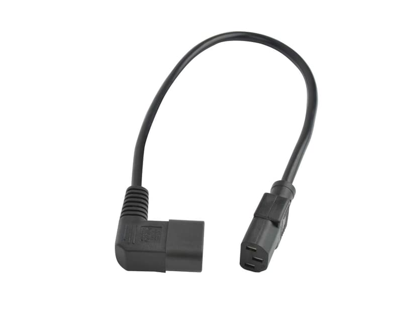 Prokord Power extension cable 0.5m Voeding IEC 60320 C14 Female Voeding IEC 60320 C13 Male
