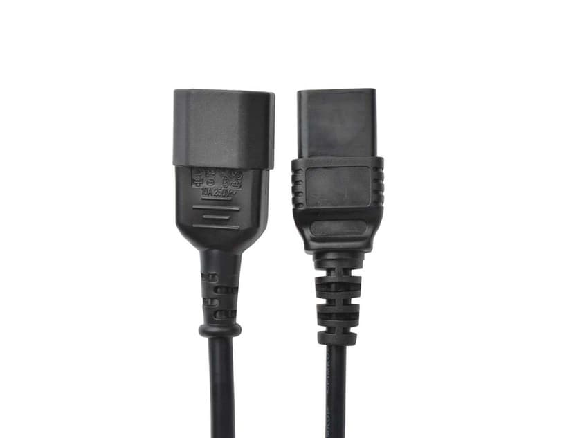 Prokord Strømkabel 2m Strøm IEC 60320 C14 Strøm IEC 60320 C19