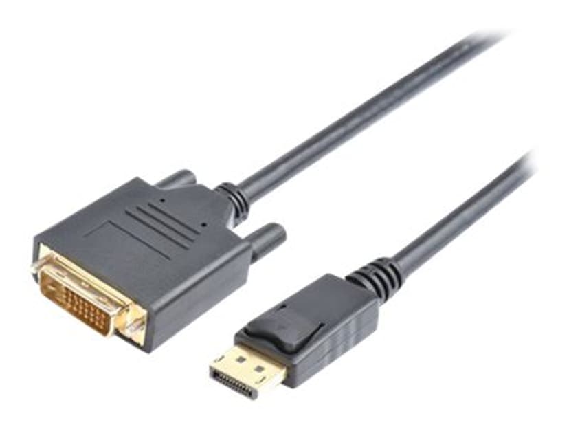 Prokord DisplayPort-kabel 2m DisplayPort Hane DVI-D Hane