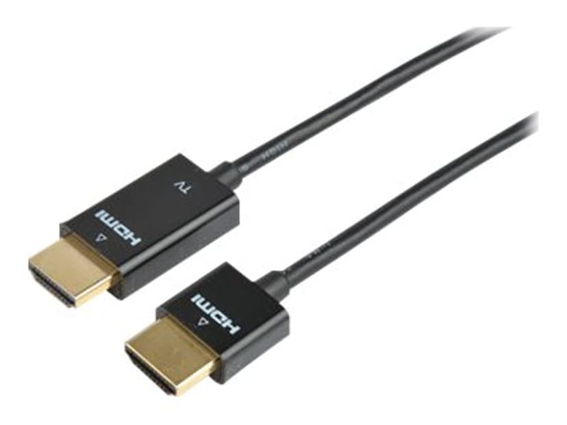 Prokord HDMI-kabel - Tunn guldpläterad 3m HDMI Hane HDMI Hane