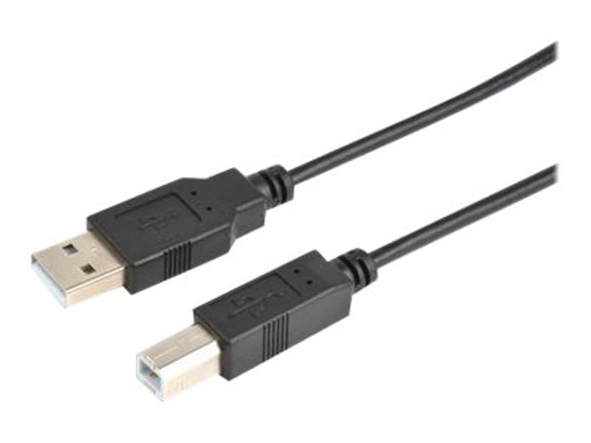 Prokord USB-kabel 5m 4-pins USB type A Hann 4-pins USB-type B Hann