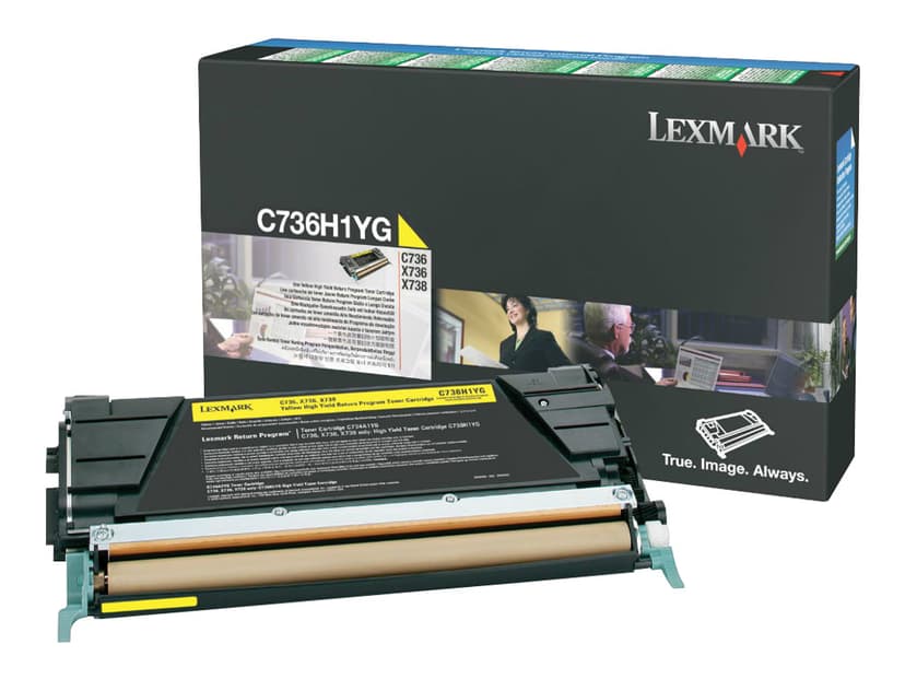 Lexmark Toner Gul - C736/X736/X738