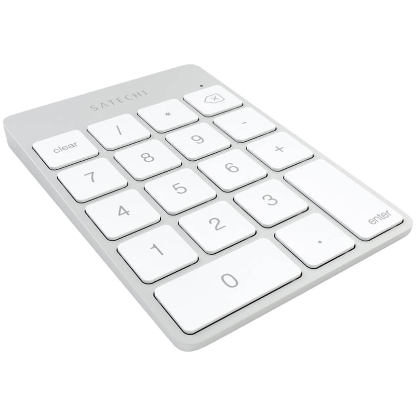 Satechi Slim Bluetooth Keypad - Silver Trådlös Silver Tangentsats