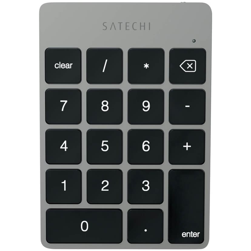 Satechi Slim Bluetooth Keypad - Space Gray Trådlös Grå Tangentsats