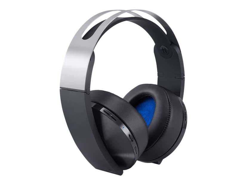 Sony Playstation 4 Platinum Wireless Headset 3,5 mm jakk Svart; Sølv