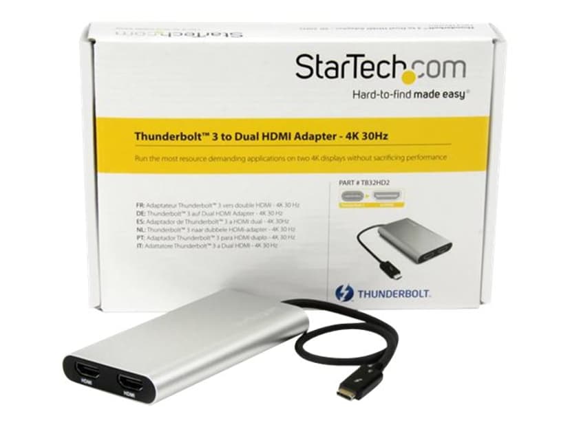 Startech Thunderbolt 3 Dual HDMI Adapter