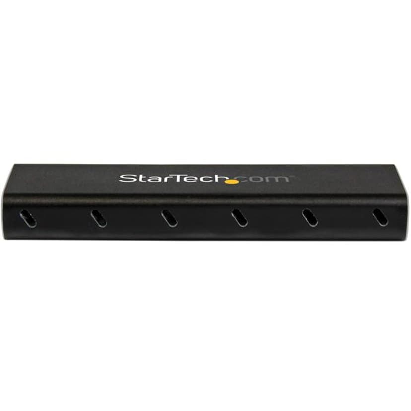 Startech M.2 NGFF SATA-kabinett M.2 USB 3.1 (Gen 2) Silver, Svart