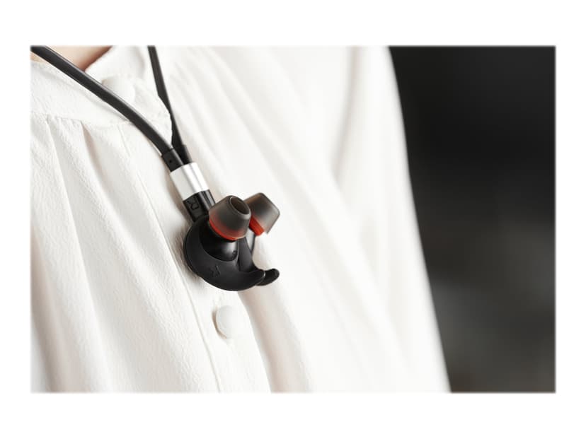 Jabra Evolve 75e UC Headset USB-A via Bluetooth-adapter Stereo Svart